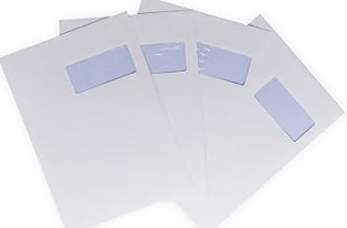Paquet de 250 Enveloppes Blanches 229x324 mm Avec Fenêtre Réf. 19840