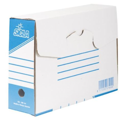 Boîte d'Archives Cartonnée SICLA – Dos 100 cm
