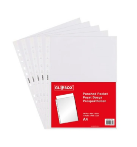 Boîte 100 Pochettes Perforées GLOBOX 40M