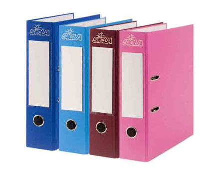Classeur à Levier SICLA 8 cm Simili Assorti