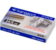 Lot de 10 Boîtes de 1000 Agrafes KANGARO 24/6