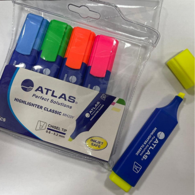Pochette 5 Surligneurs Atlas