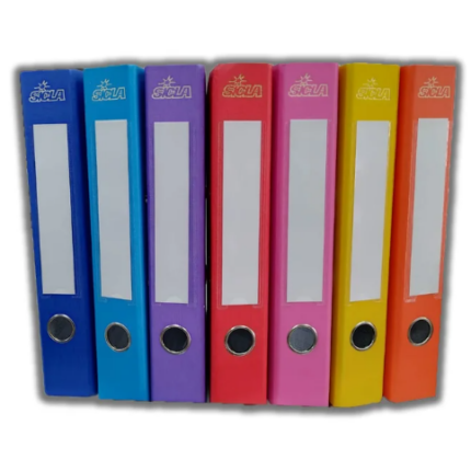 Classeur à Levier SICLA 4 cm 32×28 cm Simili – Couleur Assortie