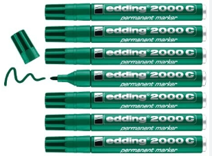Marqueur Permanent EDDING 2000 VERT