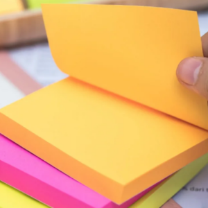 Post-it INFO 75×75 mm Néon D/C