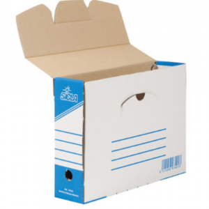 Boîte d'Archives Cartonnée SICLA Petit Format – Dos 85 cm