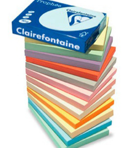 PAPIER COULEUR A4 80GRS JAUNE CLAIREFONTAINE