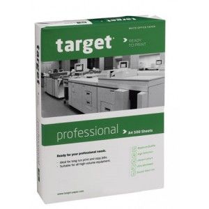 LOT DE 5 RAMETTES PAPIER BLANC TARGET PROFESSIONAL A3 80 G/M² 500 FEUILLES