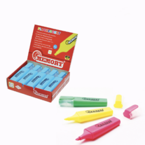 Fluorescent MEMORY BLEU Réf. 6608 – Paquet de 10