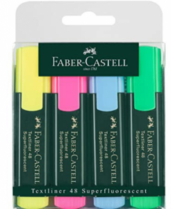 Set 4 Surligneurs Faber-Castell