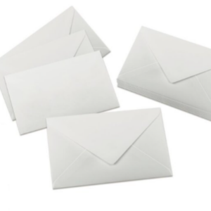 Paquet de 500 Enveloppes Blanches 120x176 mm BS 90G