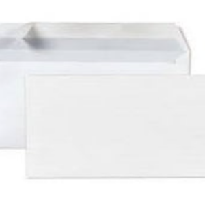 Boite de 500 Enveloppes 110x220 mm Sans Fenêtre.