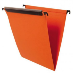 25 Dossier Suspendu 330 Kraft Orange Tiroir